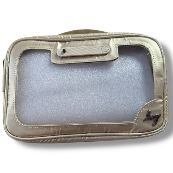 Lug Stagecoach Clear Stadium Crossbody  Bag Met Champagne NWOT - Picture 2 of 9